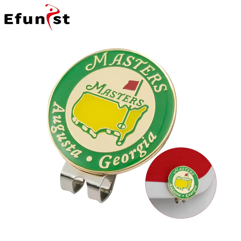 Golf Ball Marker Alloy Mix Various Styles Men Women Golf Hat Clip Golf Cap Clips Mark Golf Supplies Accessories Drop Ship