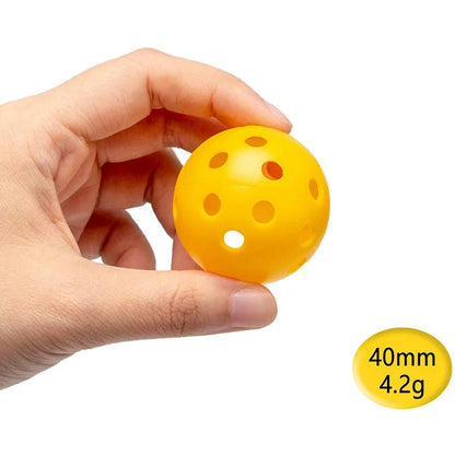 12Pcspractice Golf Balls Hollow Plastic Golf Training Balls Colored Airflow Golf Balls Swing Practice Driving Range PE Toy Ball