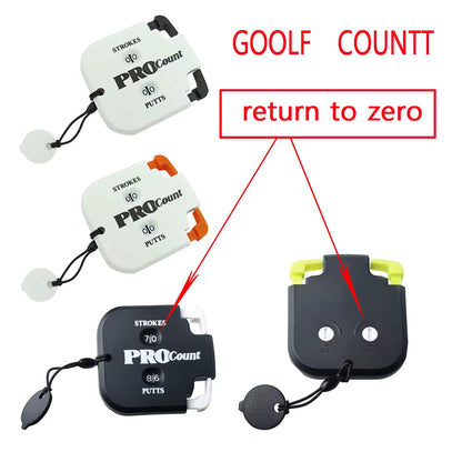 New Mini Handy Golf Shot Count Stroke Putt Score Counter Two Digits Scoring Keeper Golf Training Aids Golf Accessorie