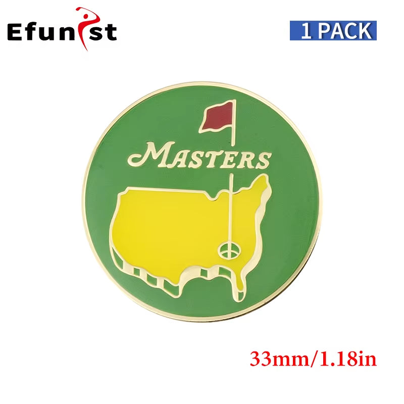 Golf Ball Marker Alloy Mix Various Styles Men Women Golf Hat Clip Golf Cap Clips Mark Golf Supplies Accessories Drop Ship