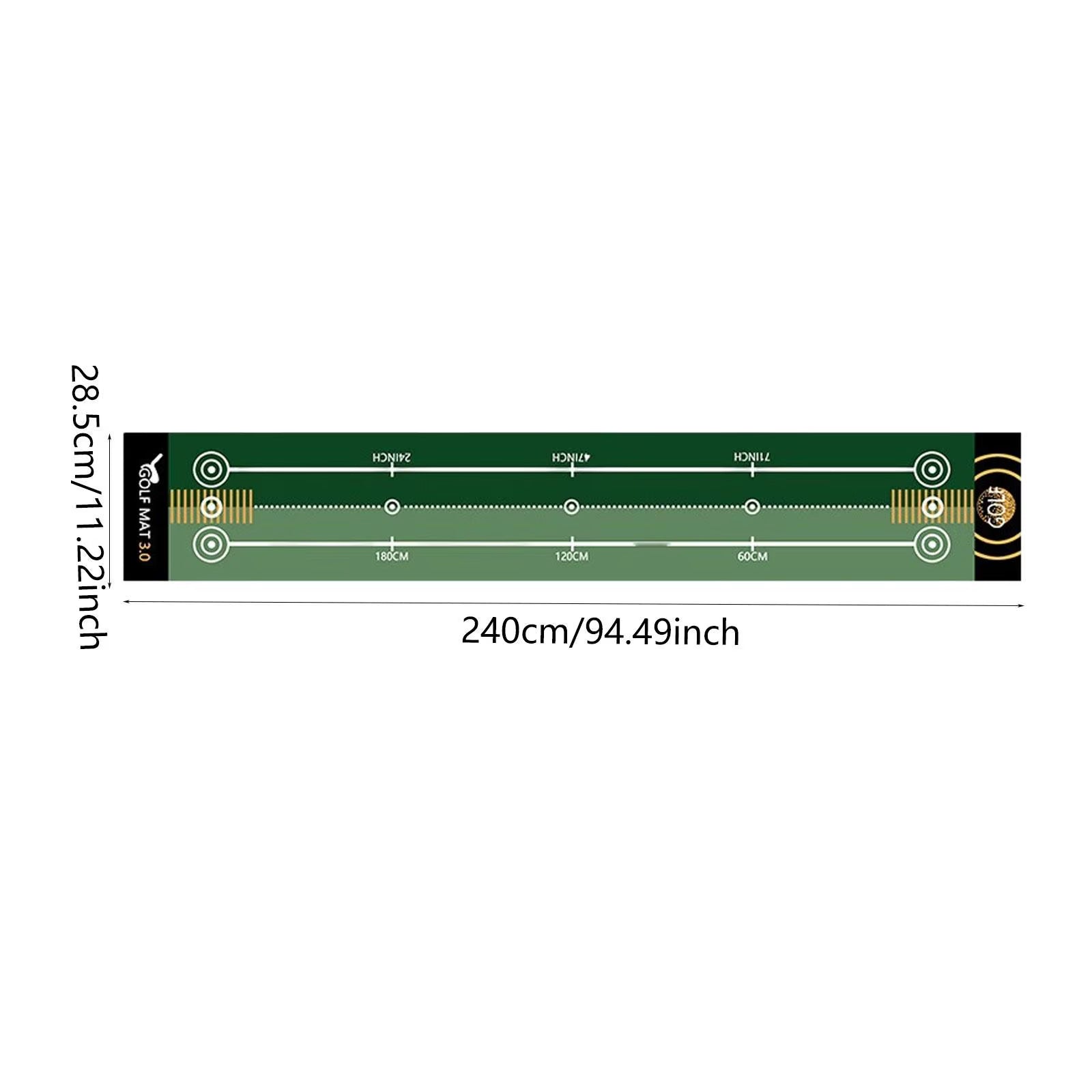 Foldable Golf Putting Mat Lightweight Golf Putting Practice Mat Portable Durable Golf Training Pad Golf Accessories for Adults