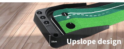 Centra Golf Putting Mat 250Cmx40Cm Portable Auto Return Practice Indoor Outdoor