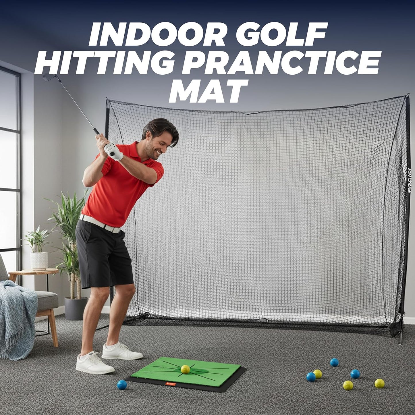 Golf Mat, Golf Hitting Mat, Golf Mats Practice Indoor, Golf Practice Mat, Golf Turf Mat, Golf Chipping Mat, Golf Mats Practice Outdoor, Golf Training, Golf Practice, Golf Indoor Mat