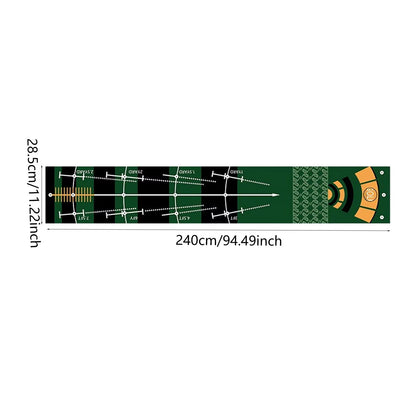 Foldable Golf Putting Mat Lightweight Golf Putting Practice Mat Portable Durable Golf Training Pad Golf Accessories for Adults